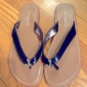 Women’s Navy Anchor Sandals